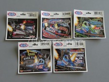 5 DIFFERENT NHRA DRAG RACING EVENT STICKERS DECALS 3"x4"
