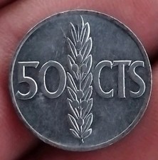 Spain 50 Centimos 1966