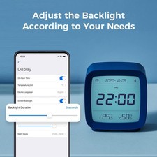 5 in 1 Digitaler Wecker Smart BT APP Steuerung Multifunktional Temp CT Datum
