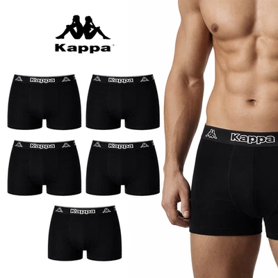 Kappa 6-10-12er Pack Herren Boxershorts Unterhosen Baumwolle Schwarz M - 2XL NEU - Bild 1 von 3