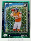 2024 Panini Donruss Optic - Rated Rookie Bo Nix #209 Green Velocity Prizm (RC)