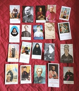 Santino con reliquia relic relikwia Lotto santini 20 unità