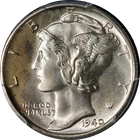 1940-D Mercury Dime PCGS MS66 FB Superb Eye Appeal Strong Strike