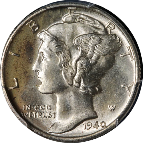 1940-D Mercury Dime PCGS MS66 FB Superb Eye Appeal Strong Strike