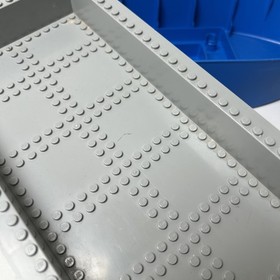 Lego Boat Hull - 7994 City Harbor, 74 x 18 x 7 with Light Bluish Gray Top - Used