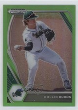 2021 Panini Prizm Draft Picks Lime Green Prizm 13/75 Collin Burns #PDP167 1dl2