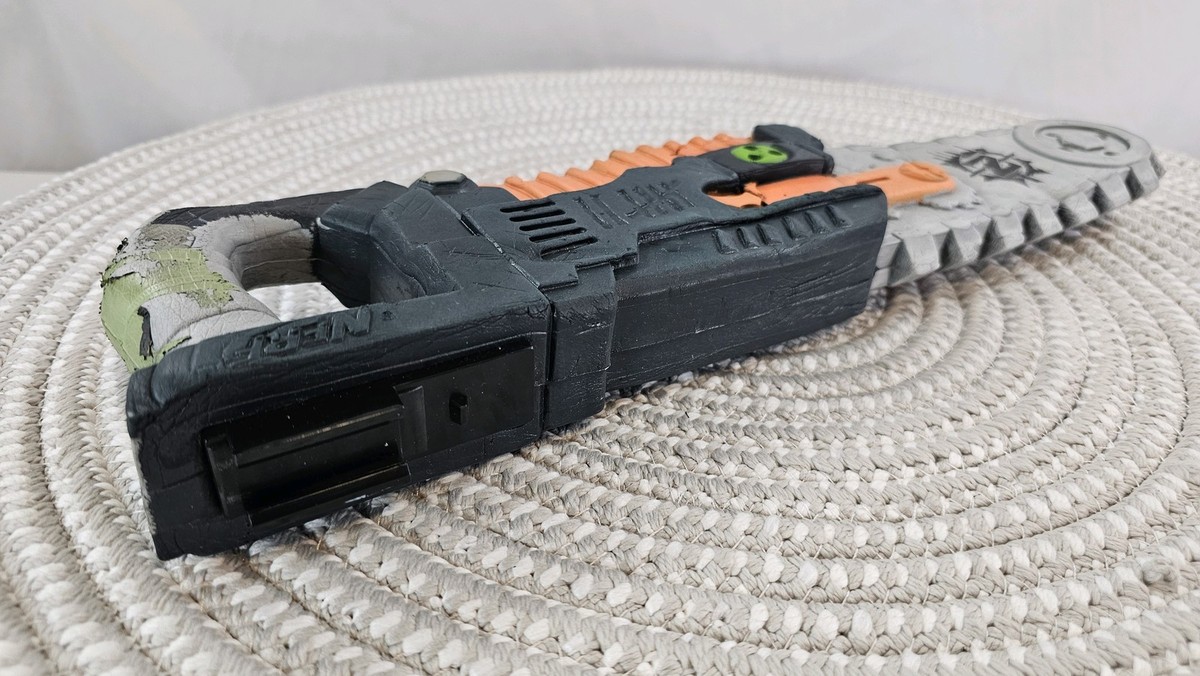 Nerf Zombie Strike Melee Weapon Chainsaw Attachment HVZ Foam Soft