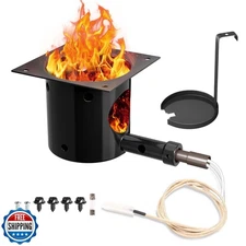 GRISUN Fire Pot Burn Pot and Hot Rod Ignitor Kit for Traeger, Pit