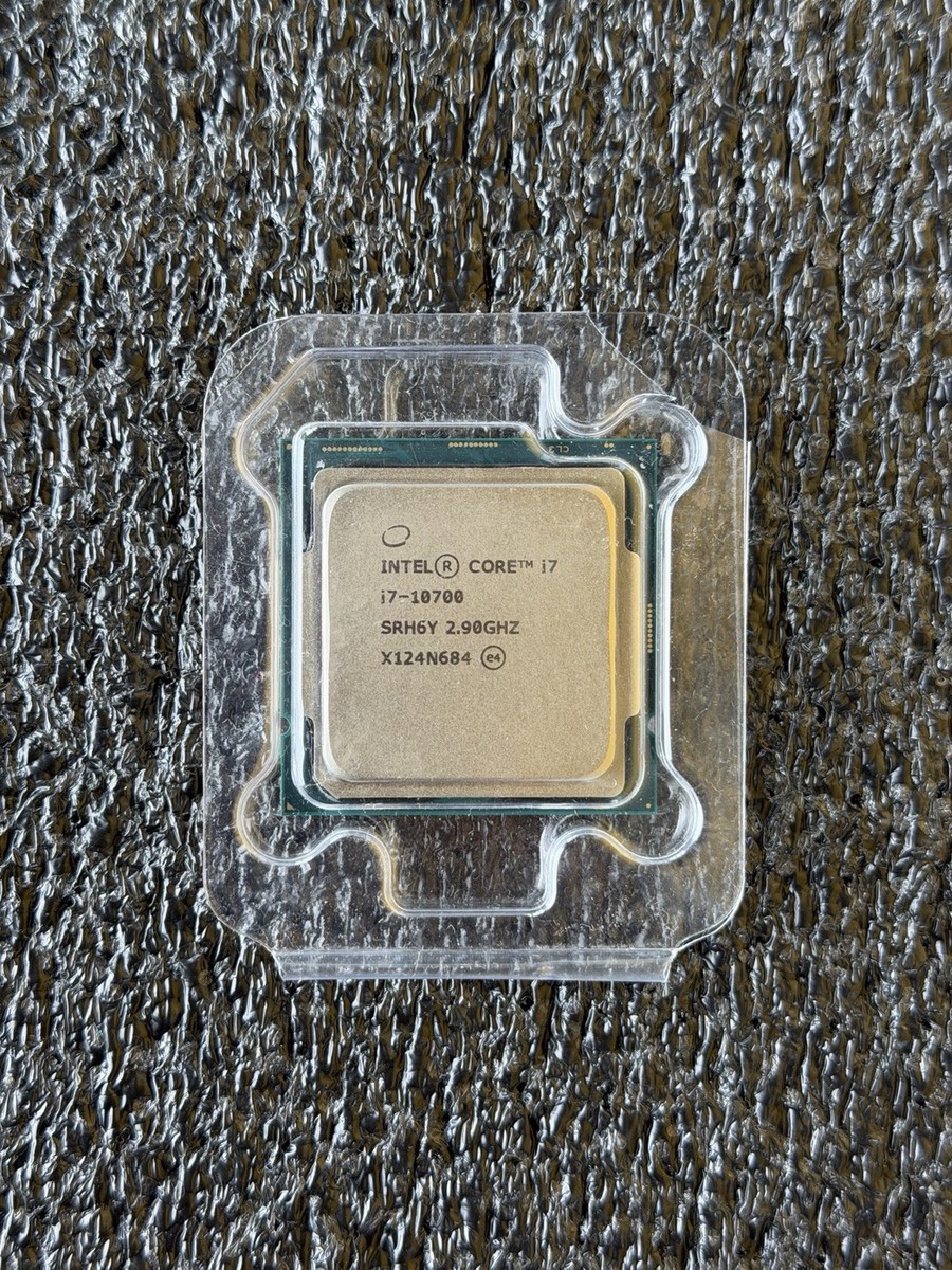 CPU INTEL R CORE i7-10700 SRH6Y 2.90GHz Intel Core i7-10700 2.9GHz 8-Core 16MB 65W LGA 1200 64-bit 10th