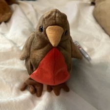 Ty Beanie Baby Early the Robin Bird DOB March 20, 1997