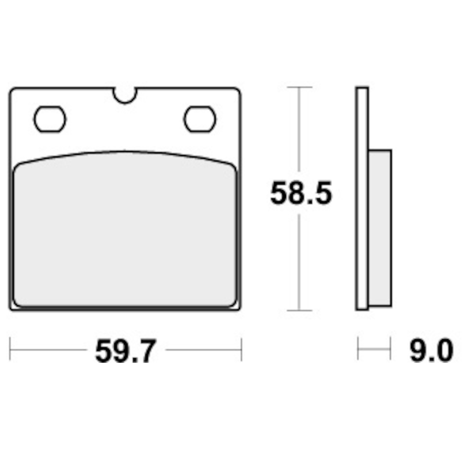 Brake Pads for BMW R 100 PARIS DAKAR 1990-1995 Front Street SBS
