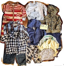 12 Piece Lot Infant Baby Boy Size 6-12 Months Sept 11 EUC