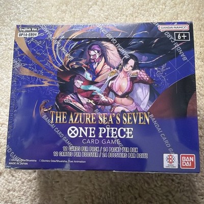 One Piece The Azure Sea's Seven Booster Box OP14-EB04 New Sealed