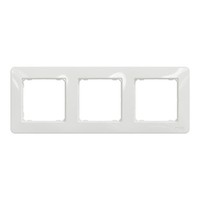 Schneider Electric Sedna Design 3Fach Rahmen Weiß Kunststoff SDD311803