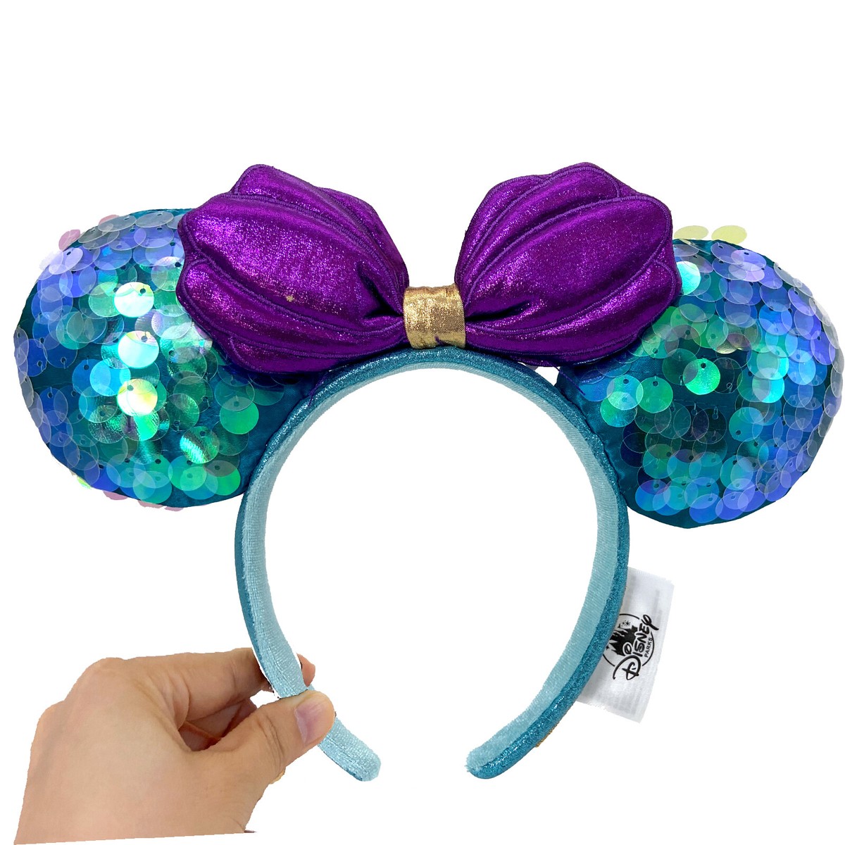 Disney Parks Little Mermaid Ariel Purple Iridescent Minnie 