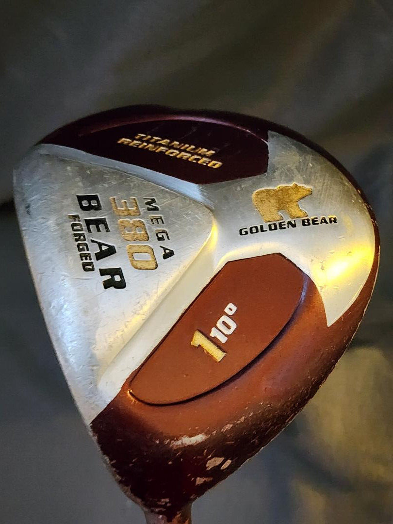 GOLDEN BEAR MEGA 380 BEAR FORGED #1 DRIVER 10* TITANIUM FIRM FLEX
