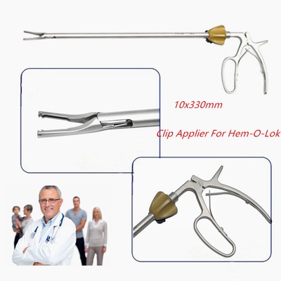 10X330mm Clip Applier For Hem-O-Lok Clip Extra Large Size 101.113 Surgery Forcep