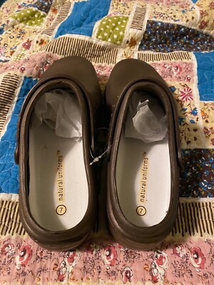 Natural Uniforms Medical Clogs Brown Size Unisex