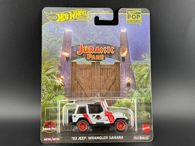 #ad Hot Wheels #x27;92 Jeep Wrangler Sahara Jurassic Park JBL59 1 64 $8.99