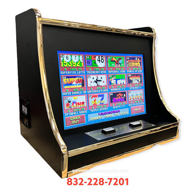 (NEW) Pot O Gold Keno 510 Counter-Top Machine with Wide 22'' Touch Screen By GMS