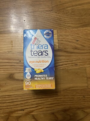 Thera Tears Eye Nutrition Therapy Omega-3 Supplement Softgels 1200mg 90 Count