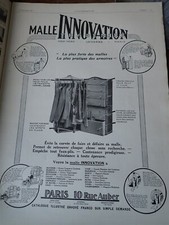 INNOVATION TRADE MARK malle + CLEMENT BAYARD publicité papier ILLUSTRATION 1913