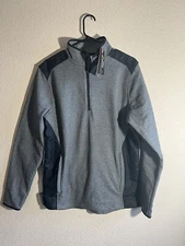 NWT Under Armour Men's M Pullover Sweater Quarter Zip Loose Coldgear Infrared