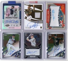WARD / WATERS / CRONENWORTH / PATINO - ROOKIE / PATCH / AUTO LOT X 6 - SWEET!