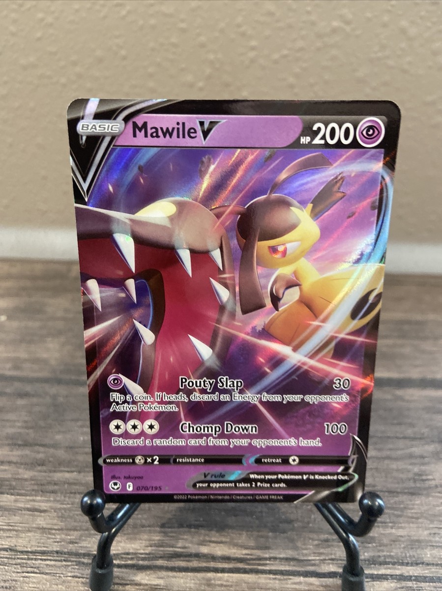 mawile v pokemon card value Amazon.com: Mawile V 178/195- Silver Tempest - Full Art - Pokemon Ultra  Rare Card