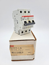 ABB S253-L6 DIN Rail Mount Circuit Breaker 6 Amp 480 Volt AC 3 Pole 3 Phase