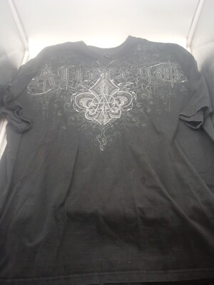Vintage Y2K Ekur Jeans Alterego Shirt 3XL Tribal Back Wings Anarchy Ed Hardy
