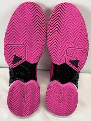 Adidas Barricade 2018 Boost Tennis Shoes AH2093 Shock Pink RARE Sz