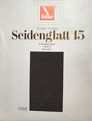 VINTAGE! falke Seidenglatt 15 - transparente,  glatte, glänzende Strumpfhose
