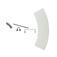 TüRgriff Weiß Aeg 405512893/0 FüR Waschmaschine/Waschtrockner