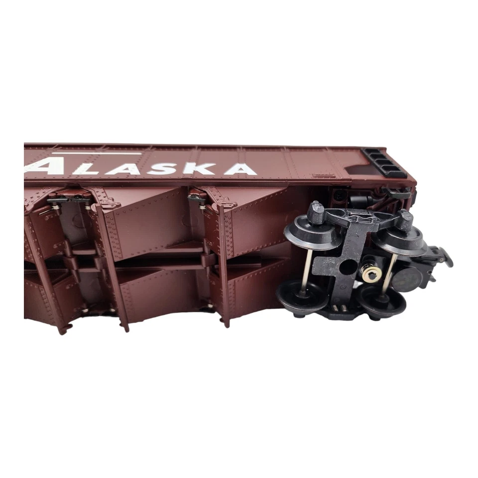 K-line Alaska Railroad Die Cast Hopper Coal Load Train Freight Car Open Box - Image 3 of 4