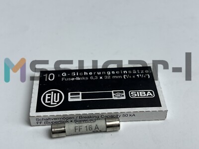 10pcs SIBA Fuse 195100 FF16A 7012540 FF 16A 500V New | eBay