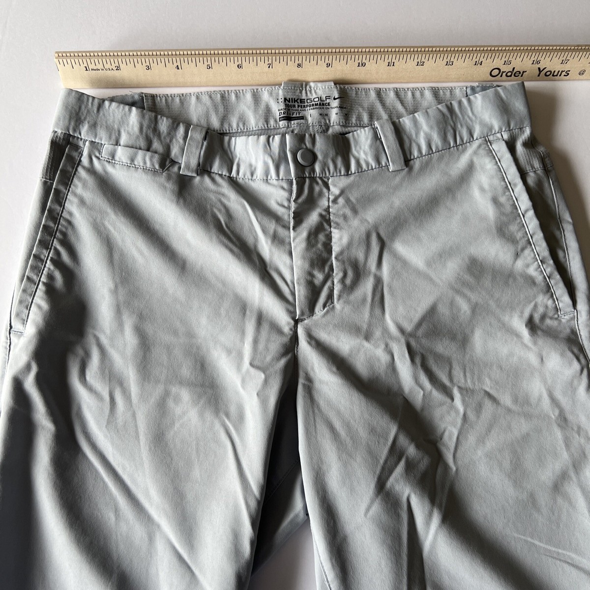 Nike Golf Tour Performance Pants Men's 30x30 Light Gray Dri-Fit