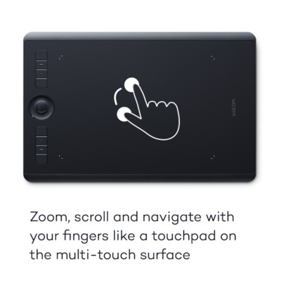 Wacom Intuos Pro Medium Digital Graphic Drawing Tablet, Certified