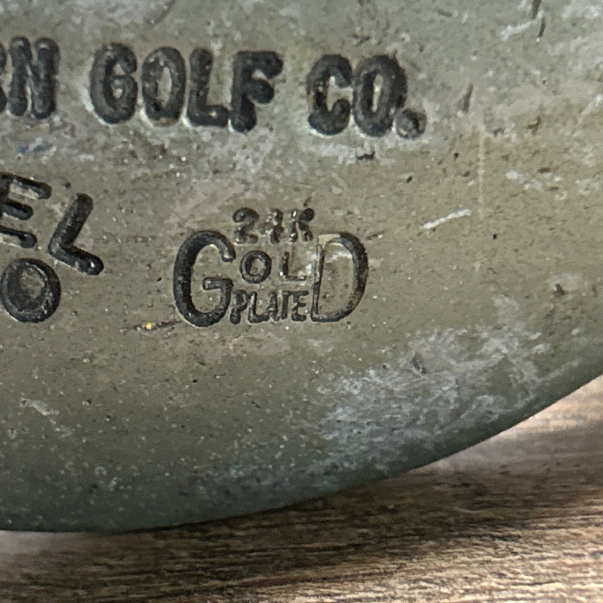 Classic Northwestern Golf Model 1000 24k GP Vintage Small Mallet