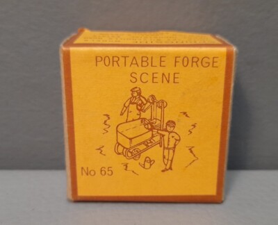 Vintage Diorama Figuren tragbare Schmiede Szene Weißmetall OO 1:76 4mm Miniatur 