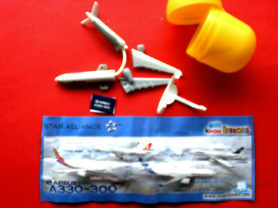 2013 D/EU Airbus A330-300 Lufthansa AK + leaflet unbuilt in original Egg