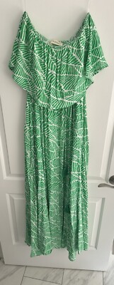 green and fuchsia dress Girl's Fuchsia Flowers Dress in Green size 2T