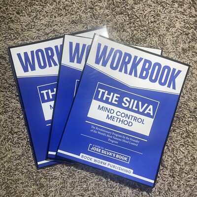 3 NEW Workbook The Silva Mind Control Method The Revolutionary Program Found