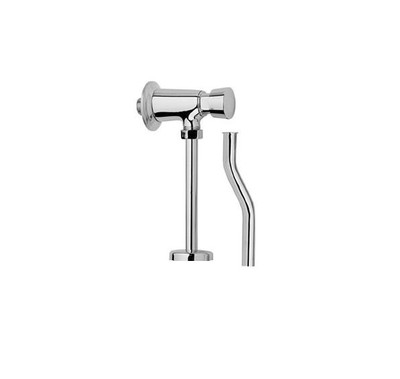 Chrom Urinal Spülventil Automatische Verzögerung Manuelle Taste Typ Abschaltung