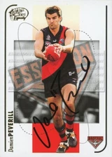 Signed 2005 Essendon Bombers AFL Select Dynasty Card - Damien Peverill