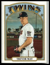 2021 Topps Heritage #350 Trevor May Minnesota Twins