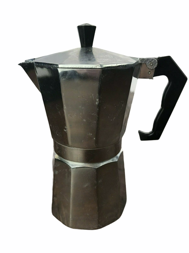 Bialetti Moka Style Silver Coffee Maker 