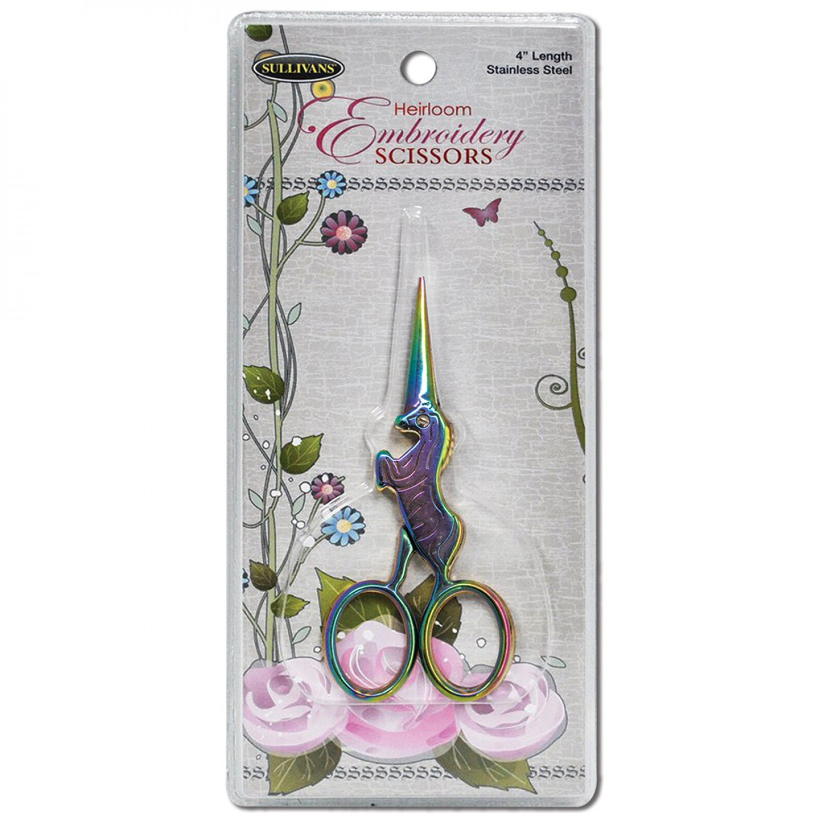Sullivans Rainbow Unicorn Embroidery Scissors 39849