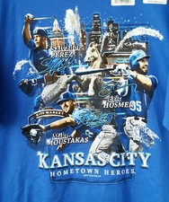 Kansas City Royals Baseball 2017 Hometown Heroes Gildan T-Shirt Men's XL - NWT
