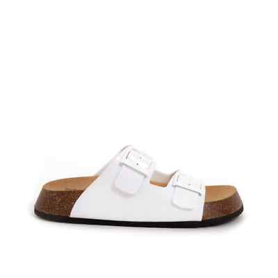 SCHOLL DAMEN SLIPPER MIT ZWEI BÄNDERN WEISS NOELLE 24